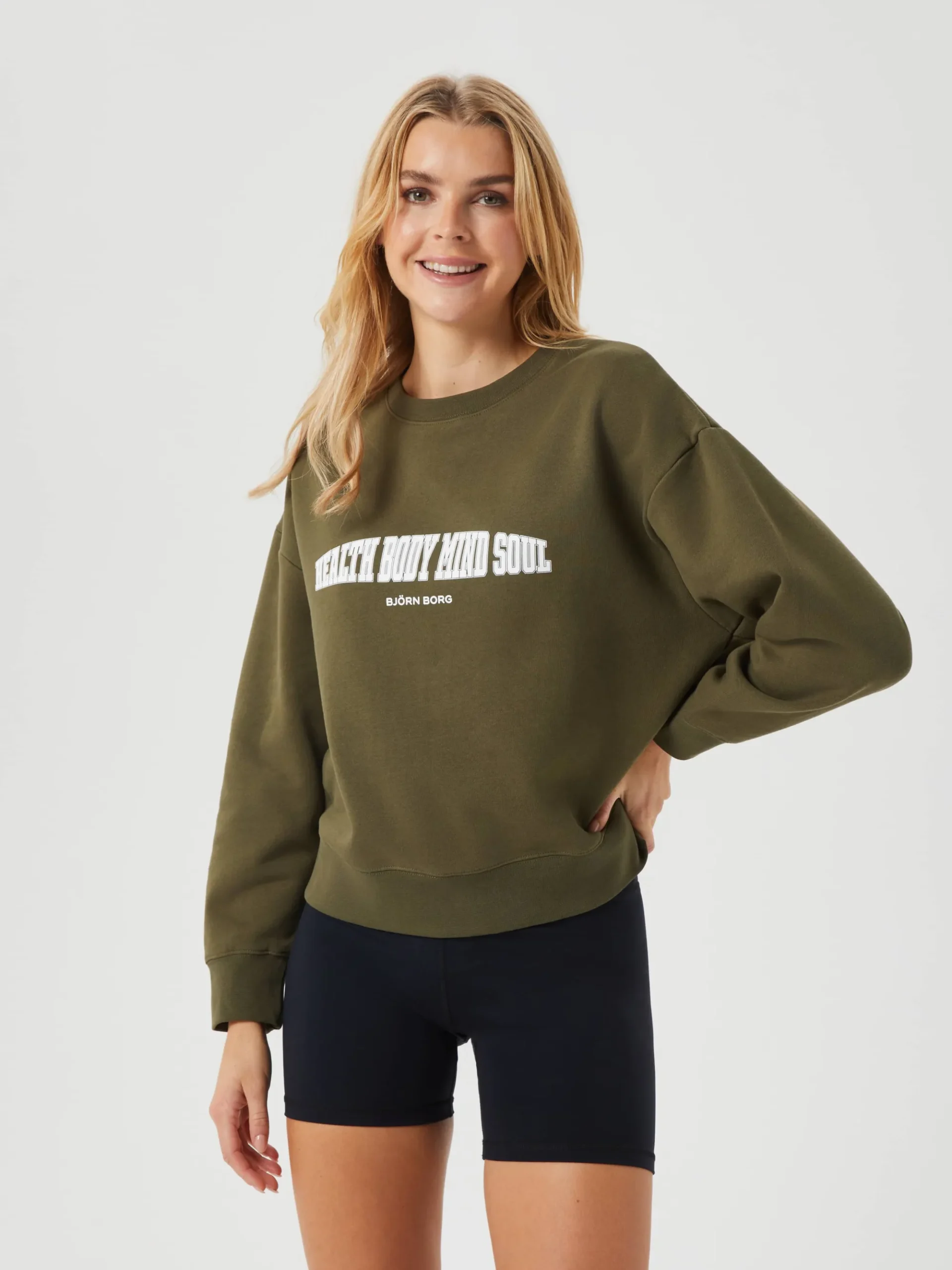 Björn Borg Tröjor * Ace Boyfriend Crew Olive Night