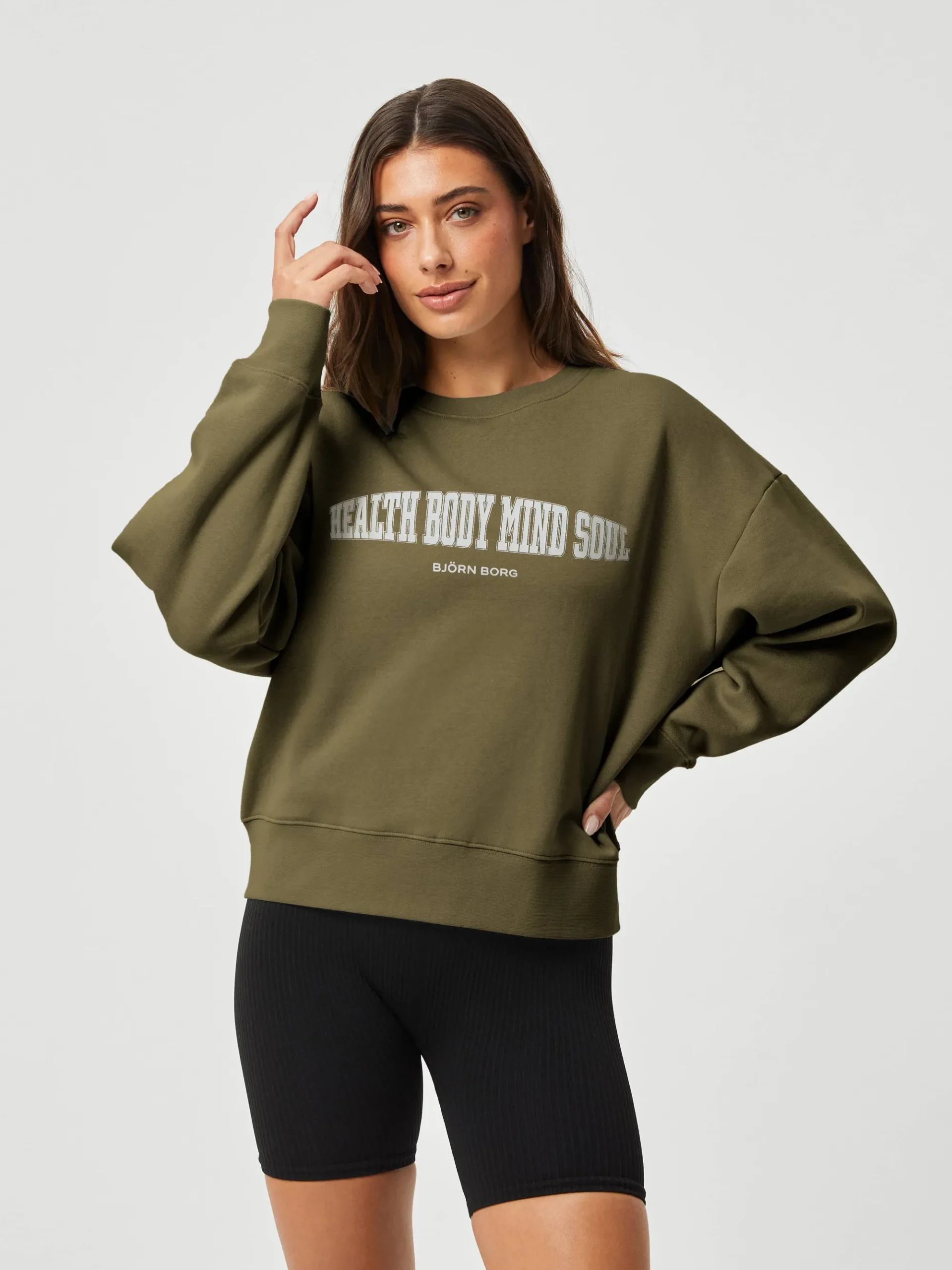 Björn Borg Tröjor * Ace Boyfriend Crew Olive Night