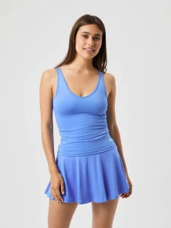 Björn Borg Toppar * Ace Deep V Neck Tank Top Ultramarine