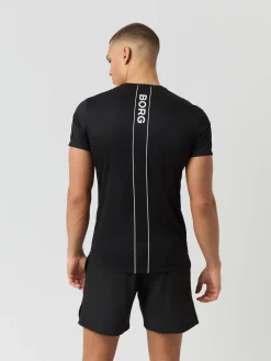 Björn Borg T-Shirts|Tennis & Padel * Ace ight T-hirt Black Beauty