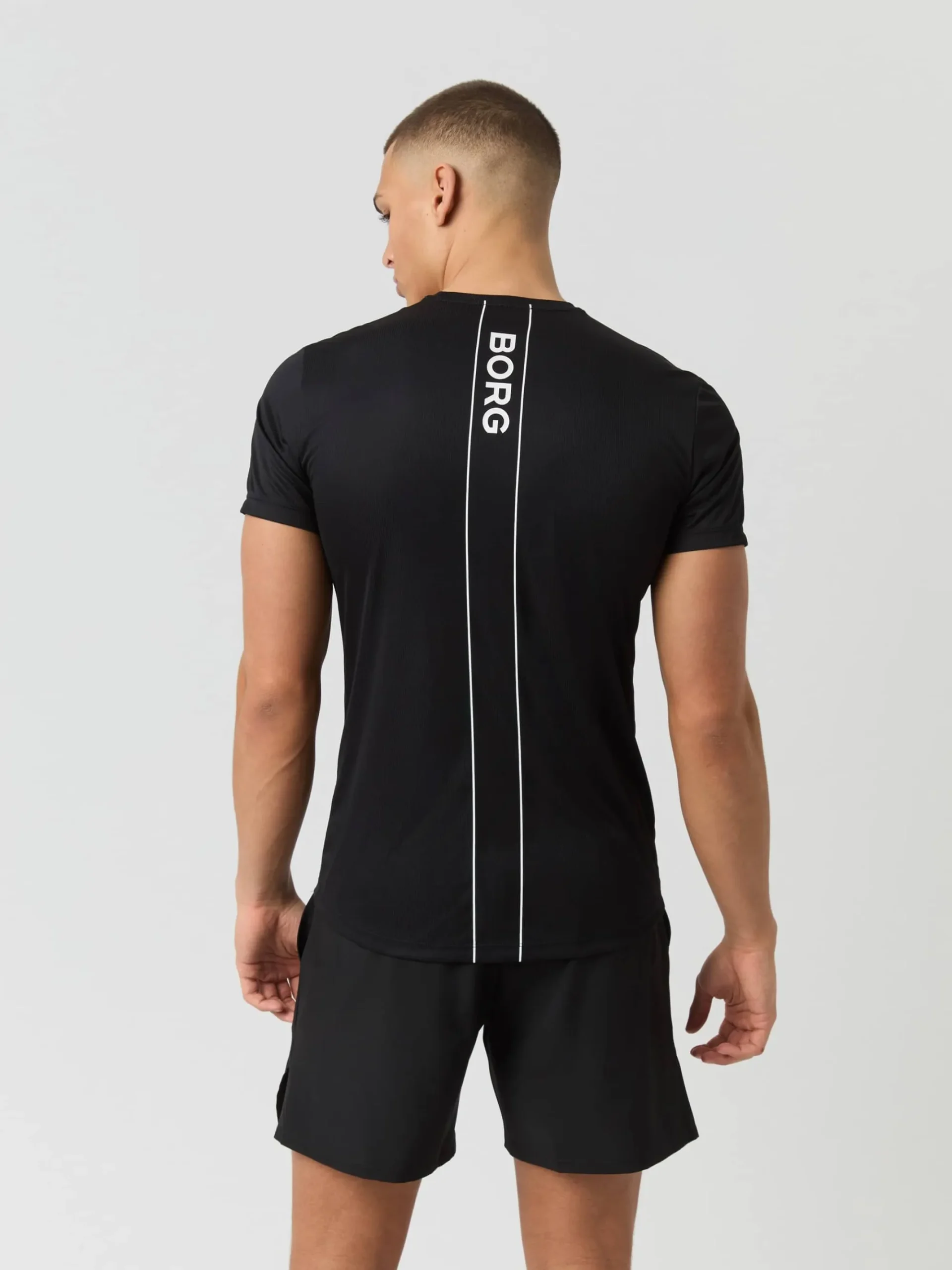 Björn Borg T-Shirts|Tennis & Padel * Ace ight T-hirt Black Beauty