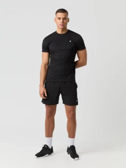 Björn Borg T-Shirts|Tennis & Padel * Ace ight T-hirt Black Beauty
