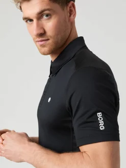 Björn Borg Pikétröjor|Tennis & Padel * Ace eh Pane Poo hirt Black Beauty