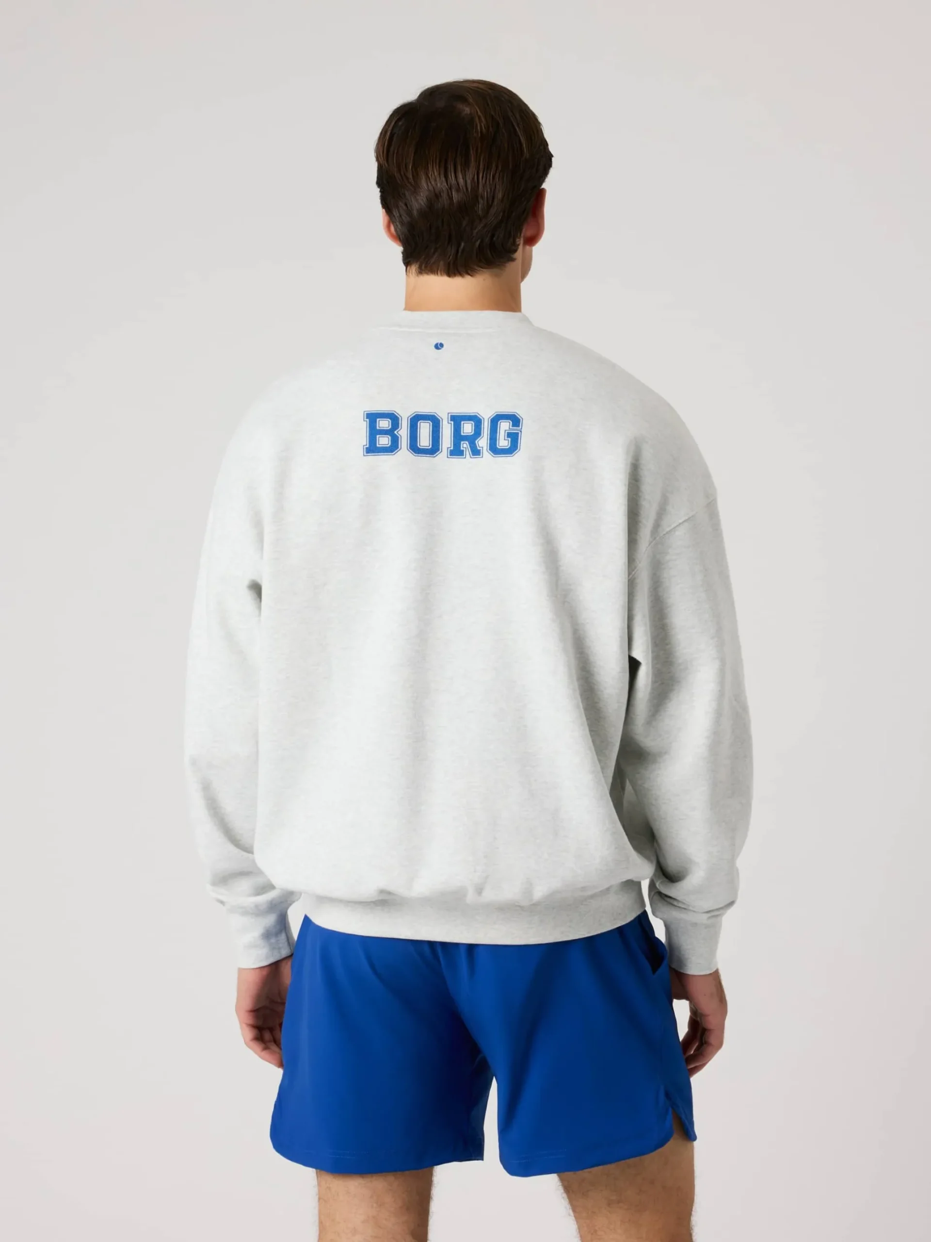 Björn Borg Tröjor|Vardag & Loungewear * Ace Overized weathirt Ultra Light Grey Melange