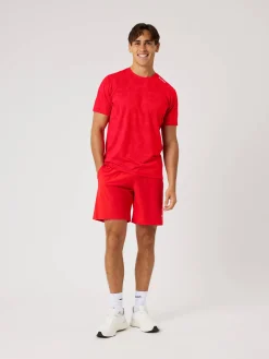 Björn Borg T-Shirts|Tennis & Padel * Ace Perforance T-hirt Flame Scarlet