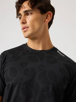 Björn Borg T-Shirts|Tennis & Padel * Ace Perforance T-hirt Black Beauty