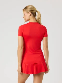Björn Borg T-Shirts|Tennis & Padel * Ace i T-hirt Flame Scarlet