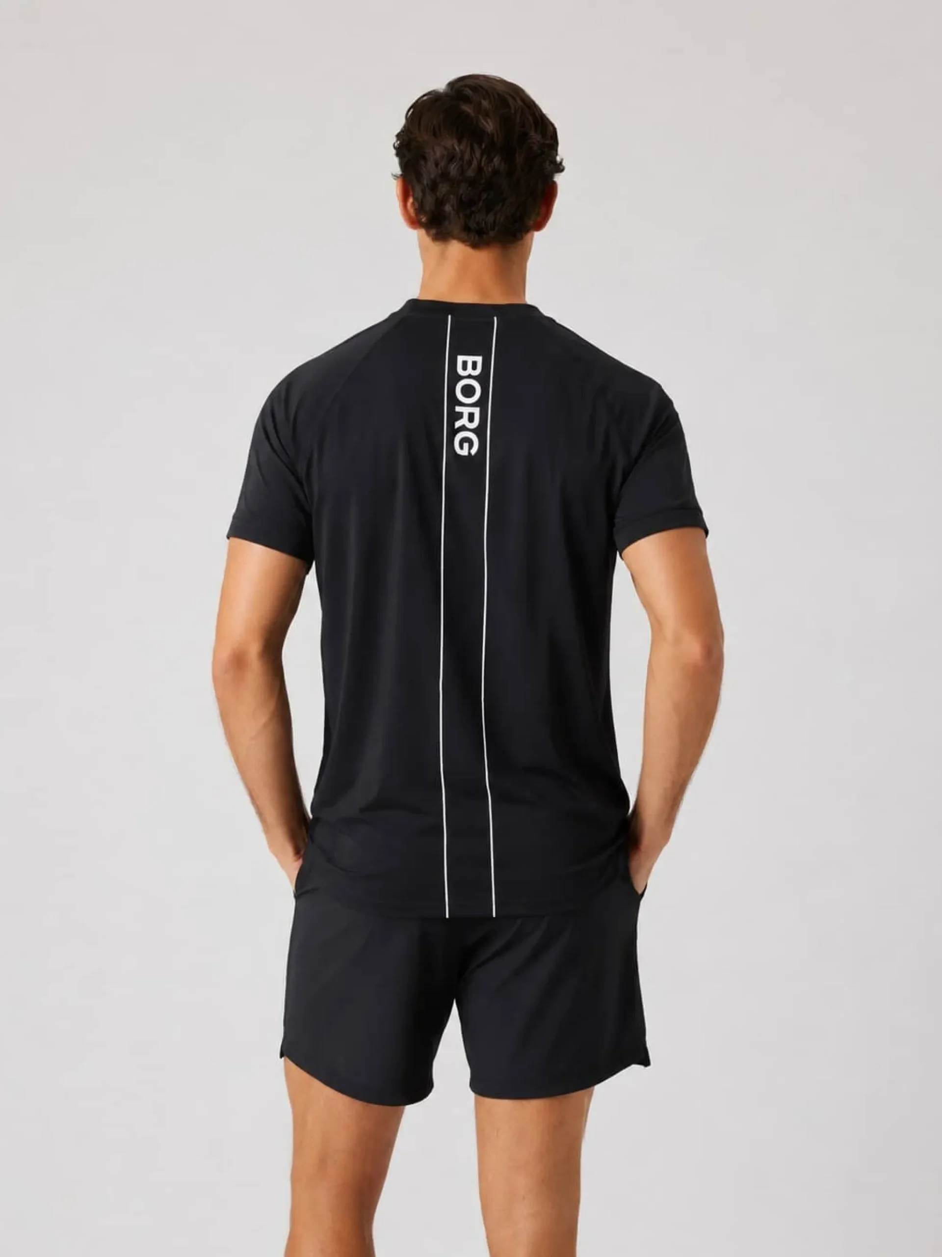 Björn Borg T-Shirts|Pikétröjor * Ace port Poo hirt Black Beauty