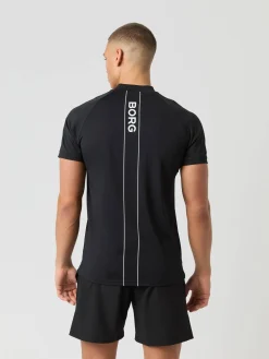 Björn Borg Pikétröjor|Tennis & Padel * Ace Zip Poo hirt Black Beauty