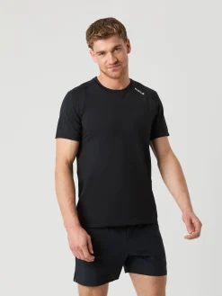 Björn Borg T-Shirts|Gym & Träning * Borg Athetic T-hirt Black Beauty