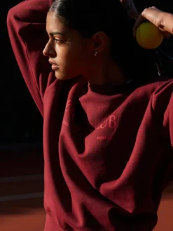 Björn Borg Tröjor * Borg Boyfriend Crew Pomegranate