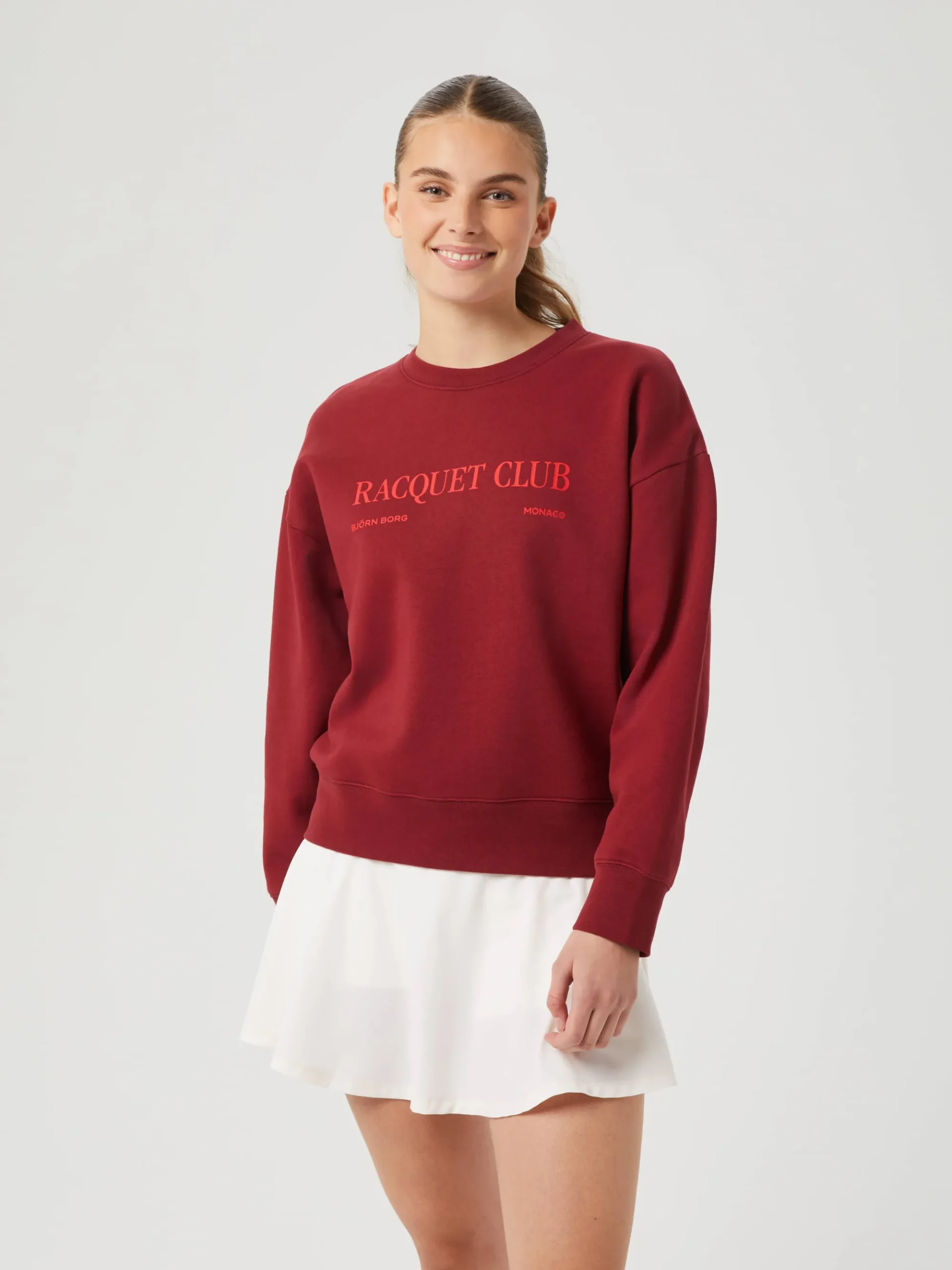 Björn Borg Tröjor * Borg Boyfriend Crew Pomegranate