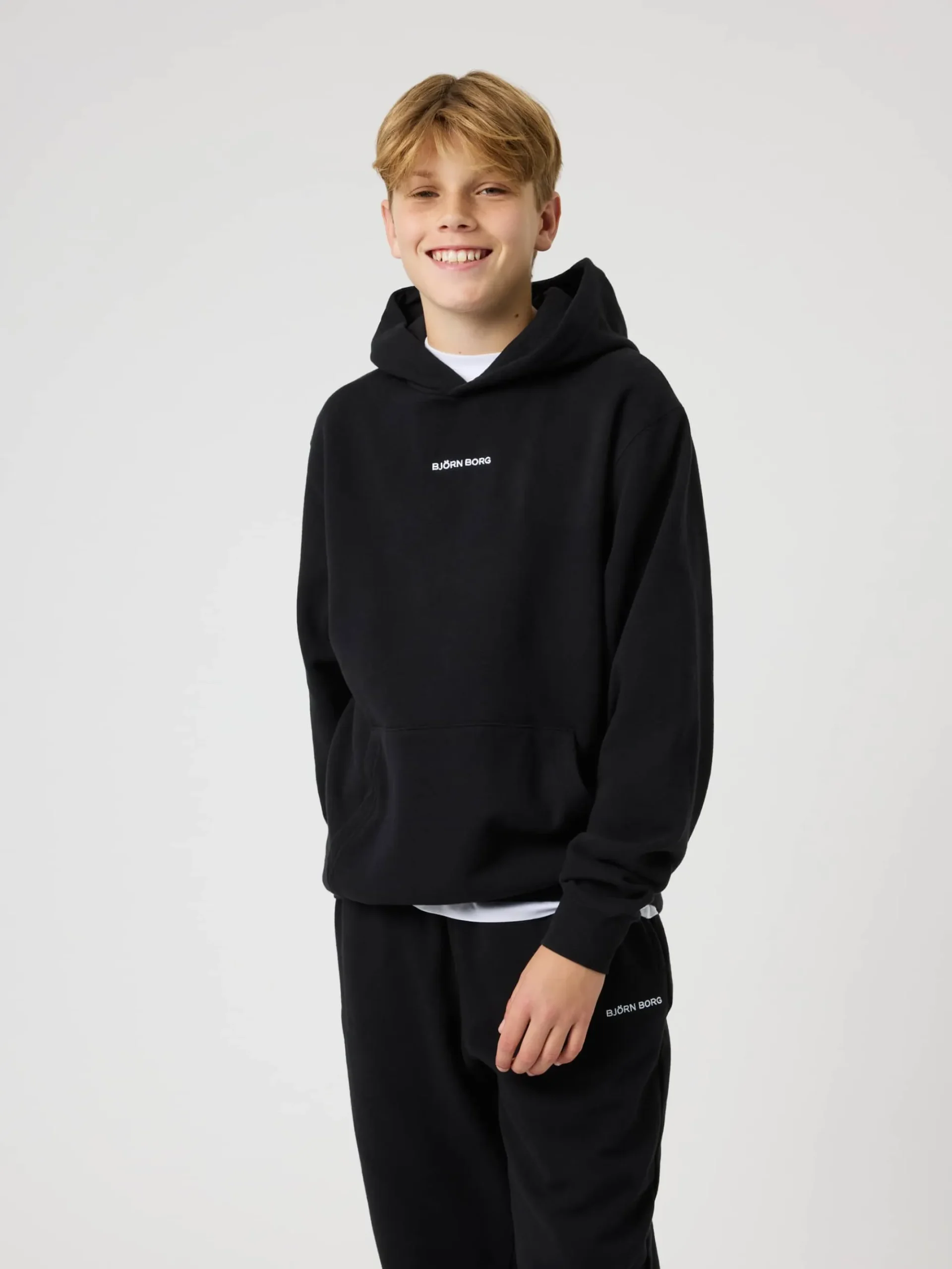 Björn Borg Hoodies & Tröjor * Borg Classic Hoodie Black Beauty