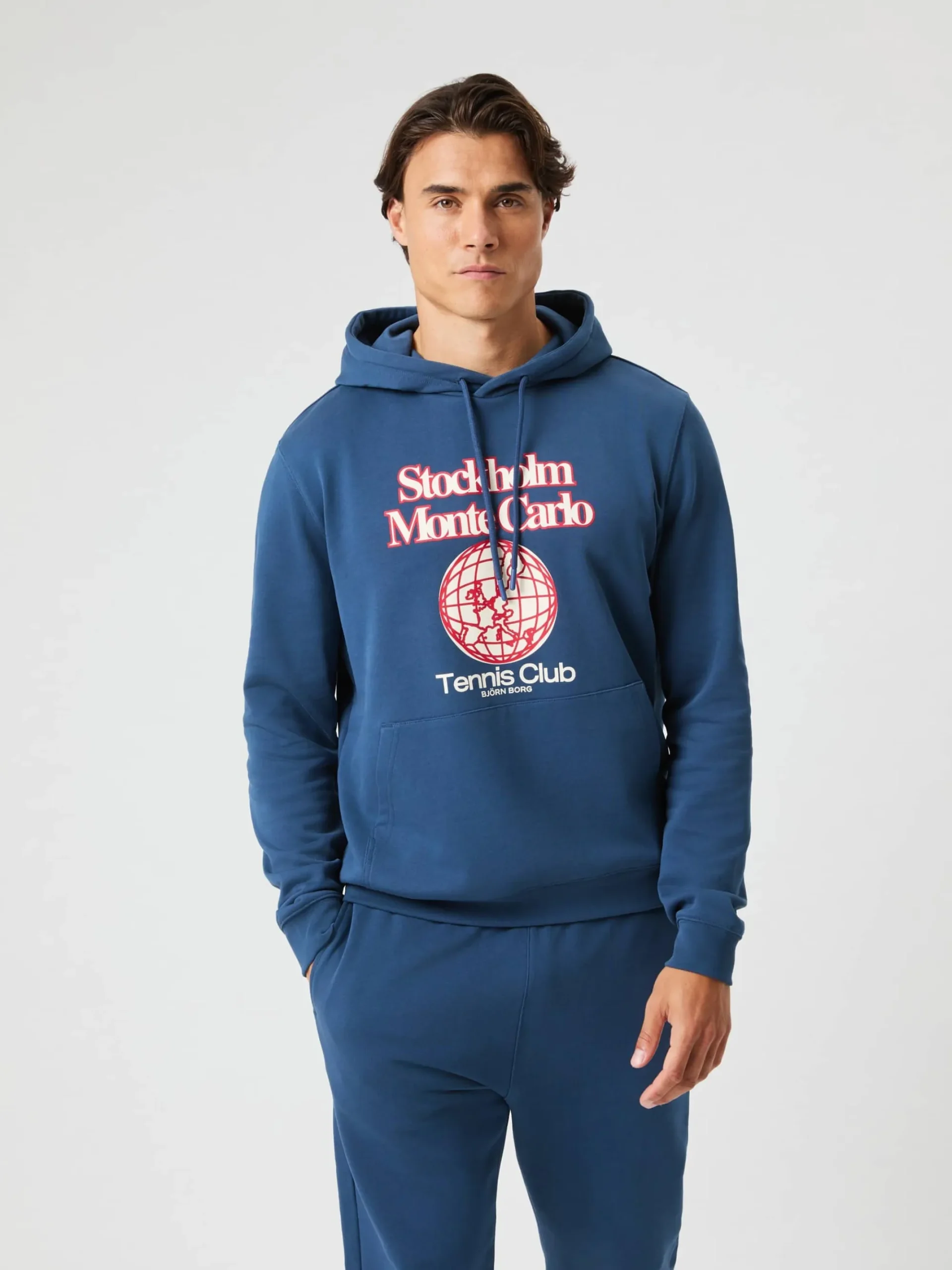 Björn Borg Hoodies * Borg Caic Print Hoodie Sargasso Sea