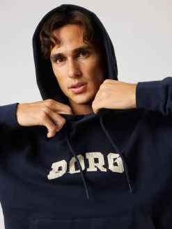 Björn Borg Hoodies|Vardag & Loungewear * Borg Caic Print Hoodie Night Sky