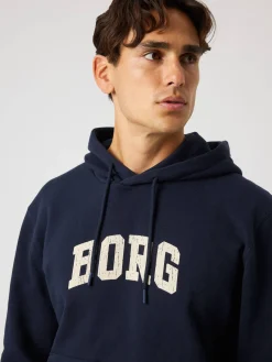 Björn Borg Hoodies|Vardag & Loungewear * Borg Caic Print Hoodie Night Sky
