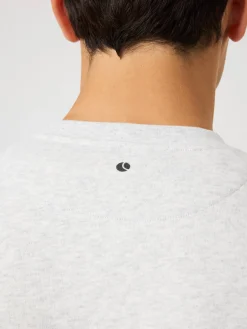 Björn Borg Tröjor|Vardag & Loungewear * Borg Caic Print weathirt Ultra Light Grey Melange