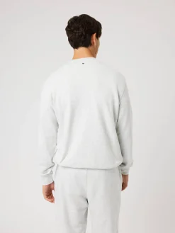 Björn Borg Tröjor|Vardag & Loungewear * Borg Caic Print weathirt Ultra Light Grey Melange