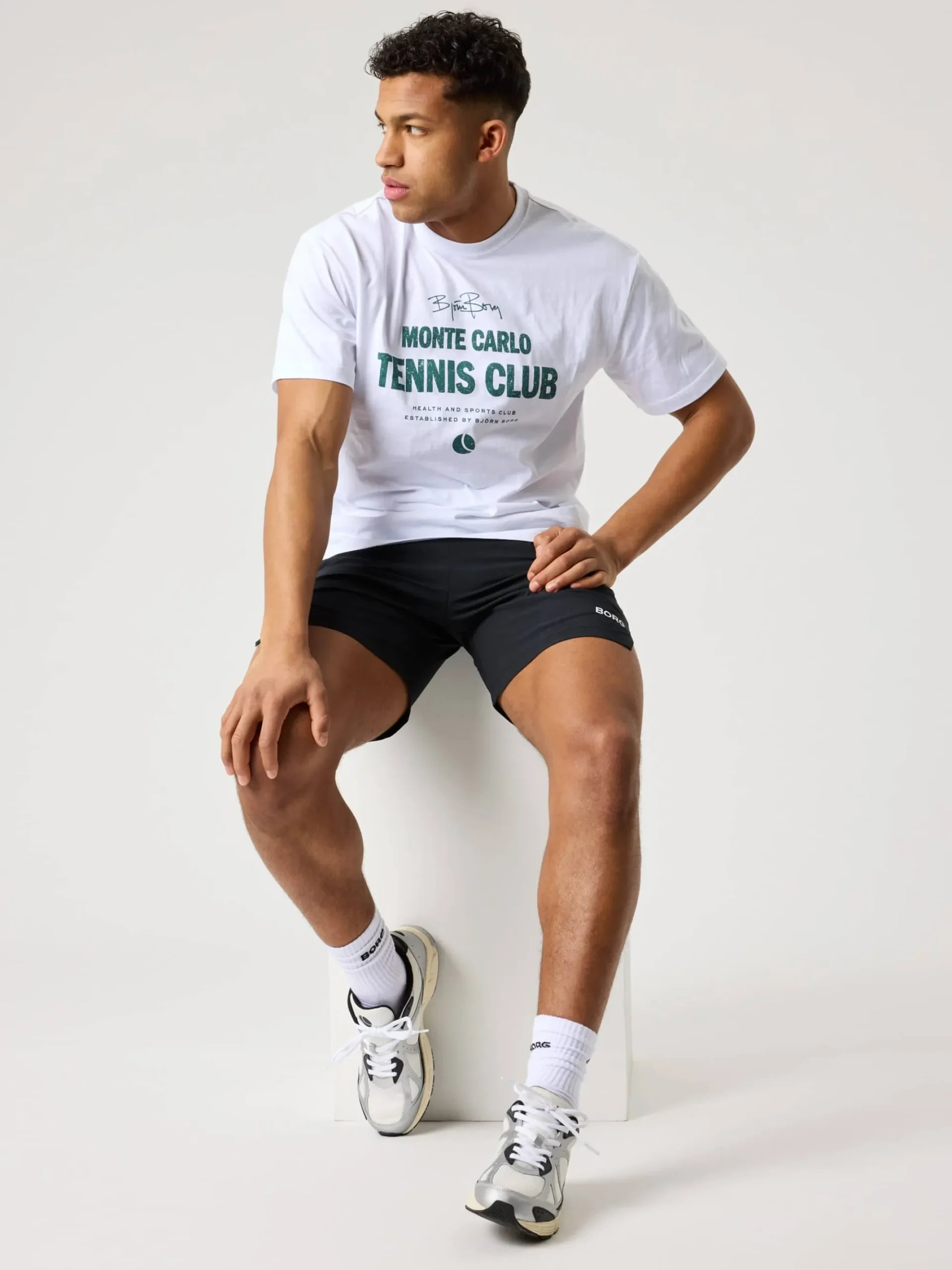 Björn Borg T-Shirts|Tennis & Padel * Borg Caic Print T-hirt Brilliant White