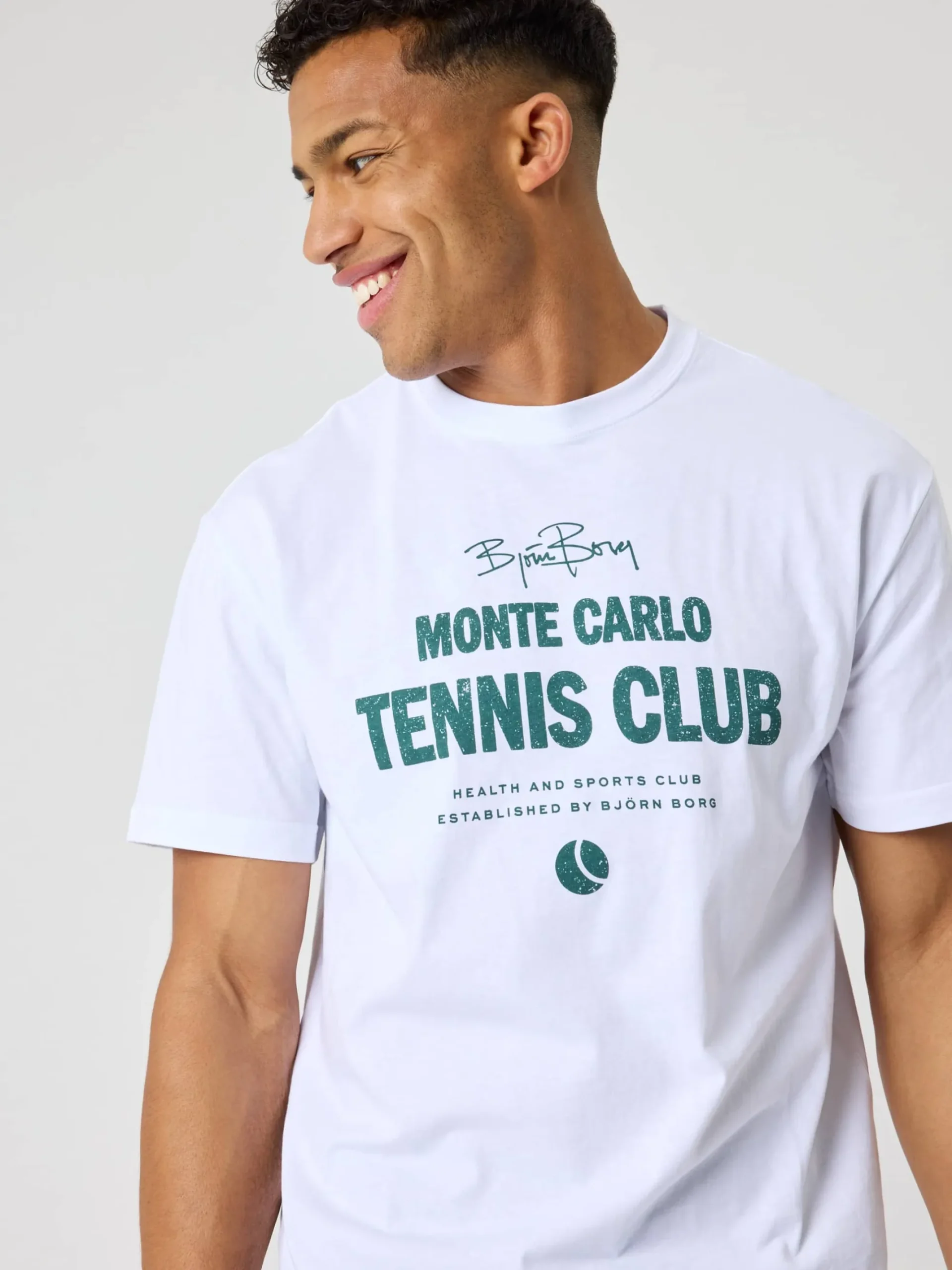 Björn Borg T-Shirts|Tennis & Padel * Borg Caic Print T-hirt Brilliant White
