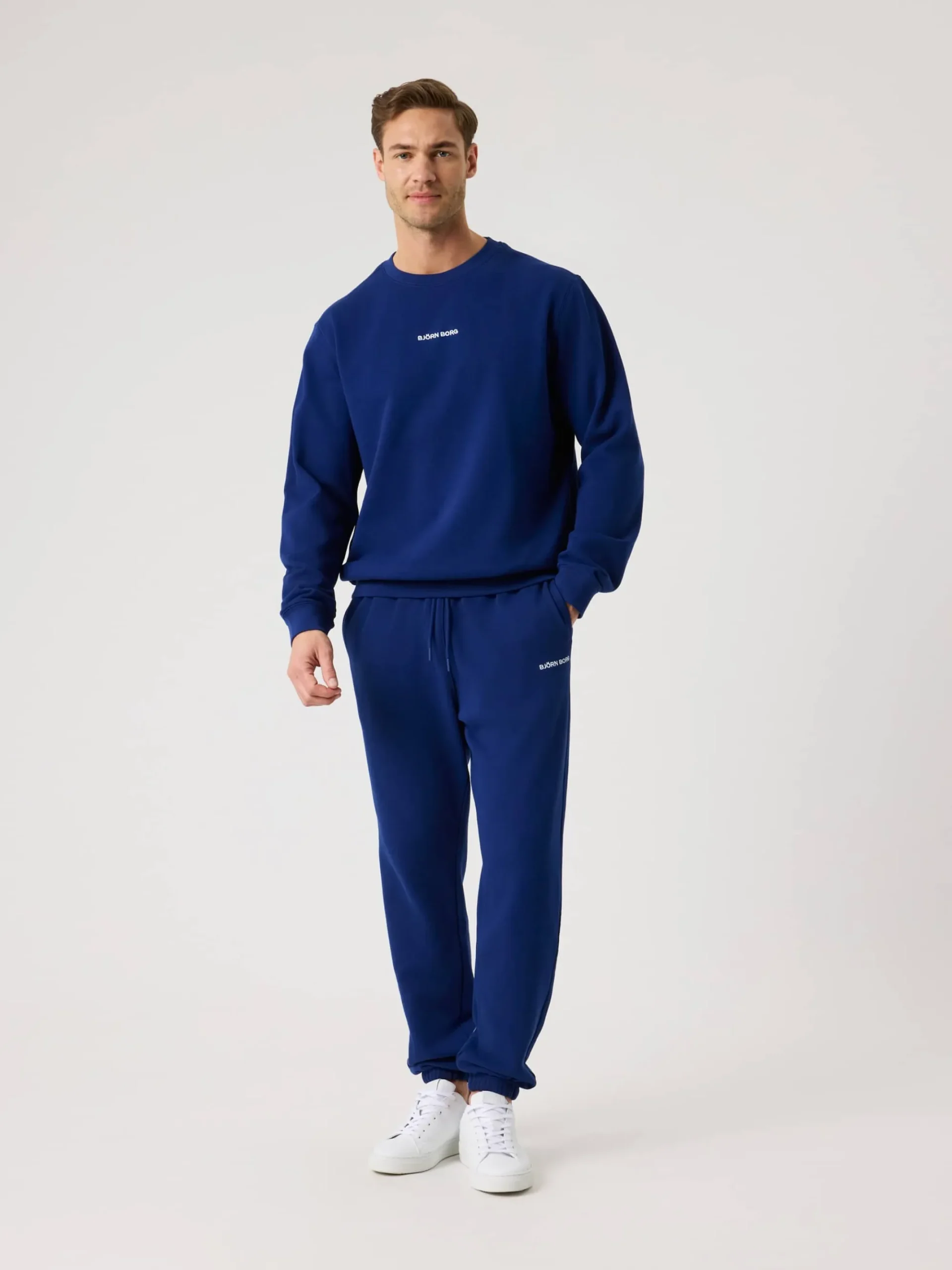 Björn Borg Gym & Träning|Tröjor * Borg Caic weathirt Blue Depths