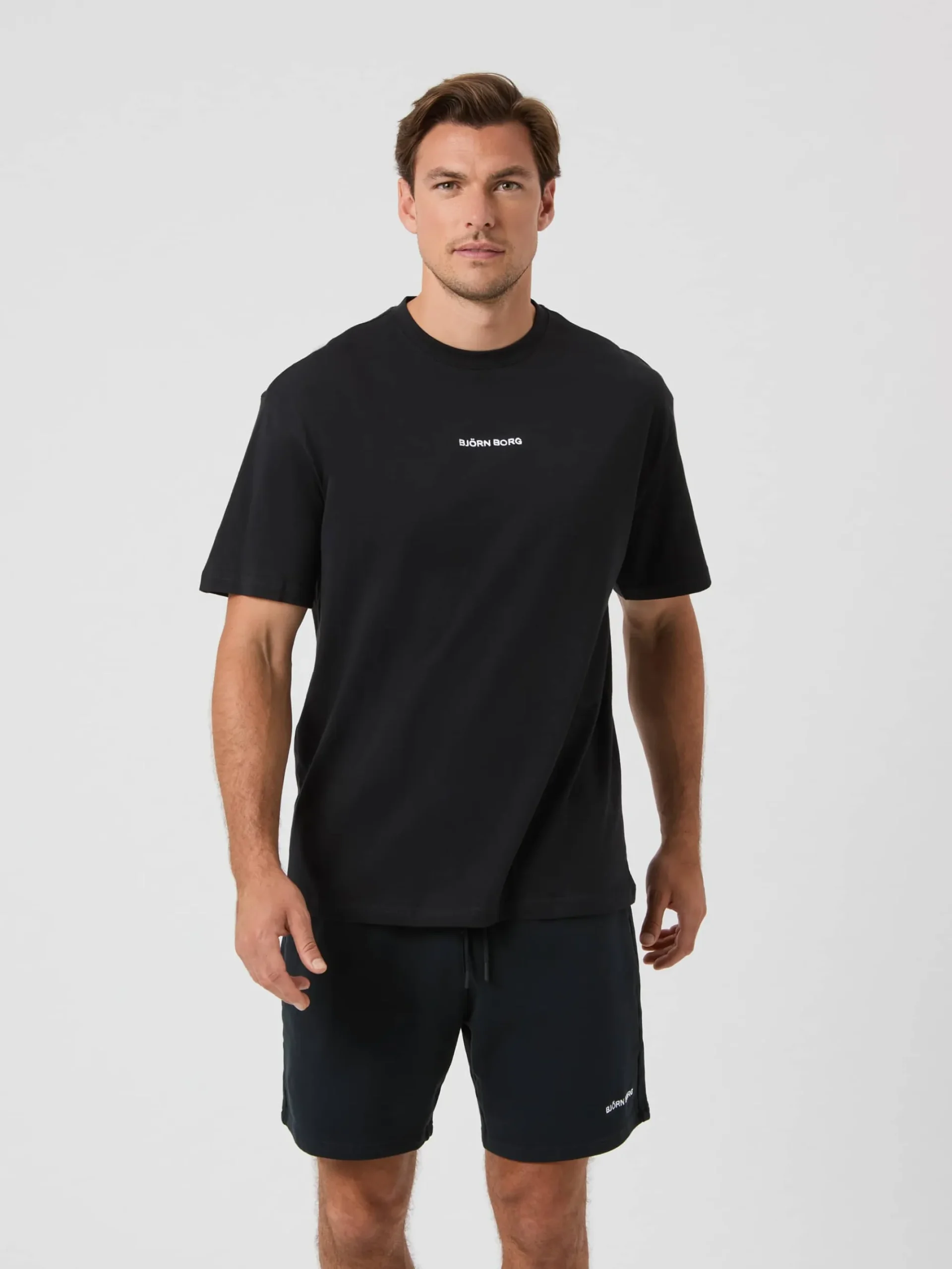 Björn Borg T-Shirts|Vardag & Loungewear * Borg Caic T-hirt Black Beauty