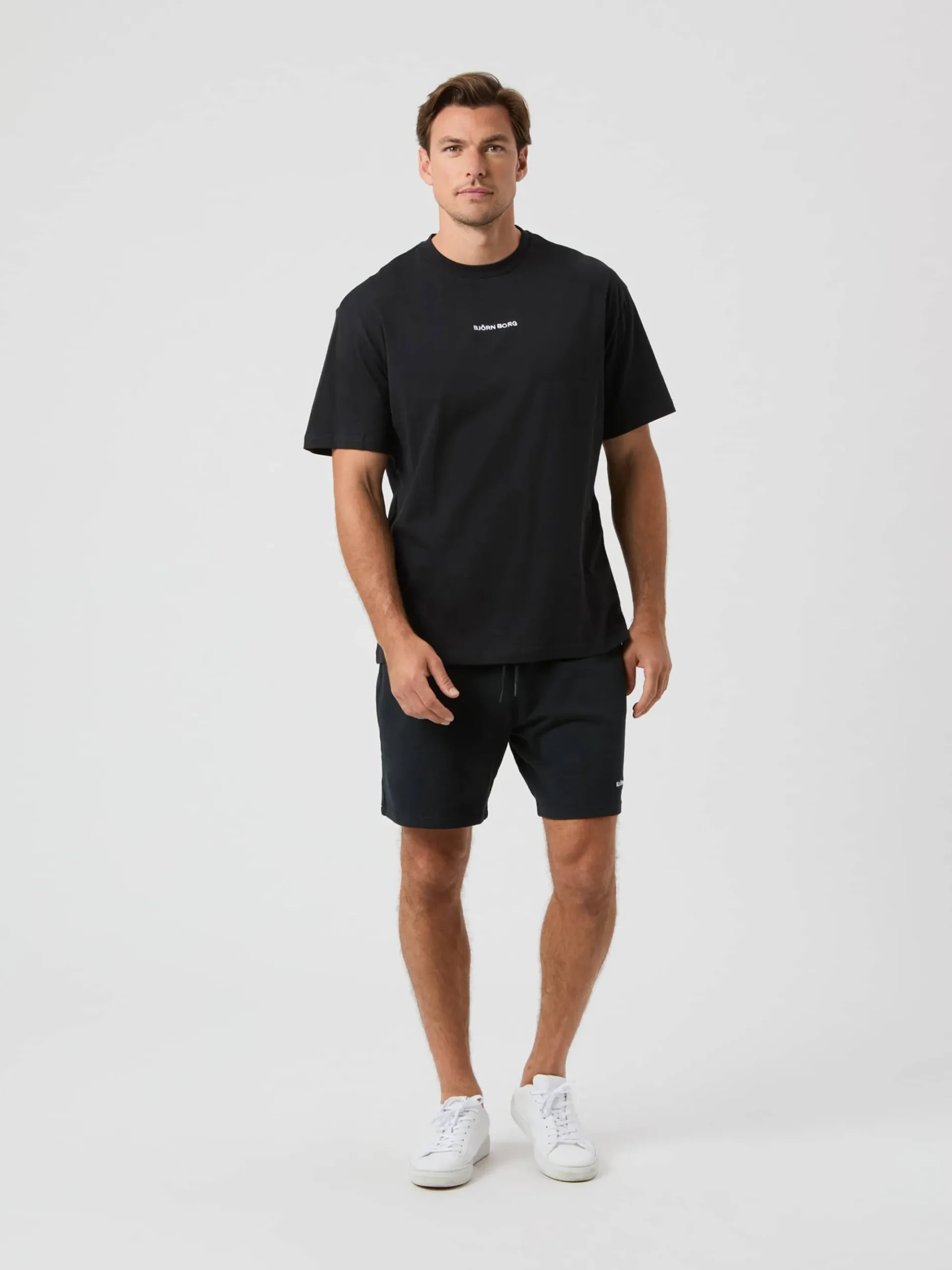 Björn Borg T-Shirts|Vardag & Loungewear * Borg Caic T-hirt Black Beauty