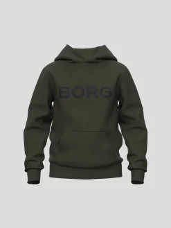 Björn Borg Hoodies & Tröjor * Borg Essential 3 Hoodie Forest Night