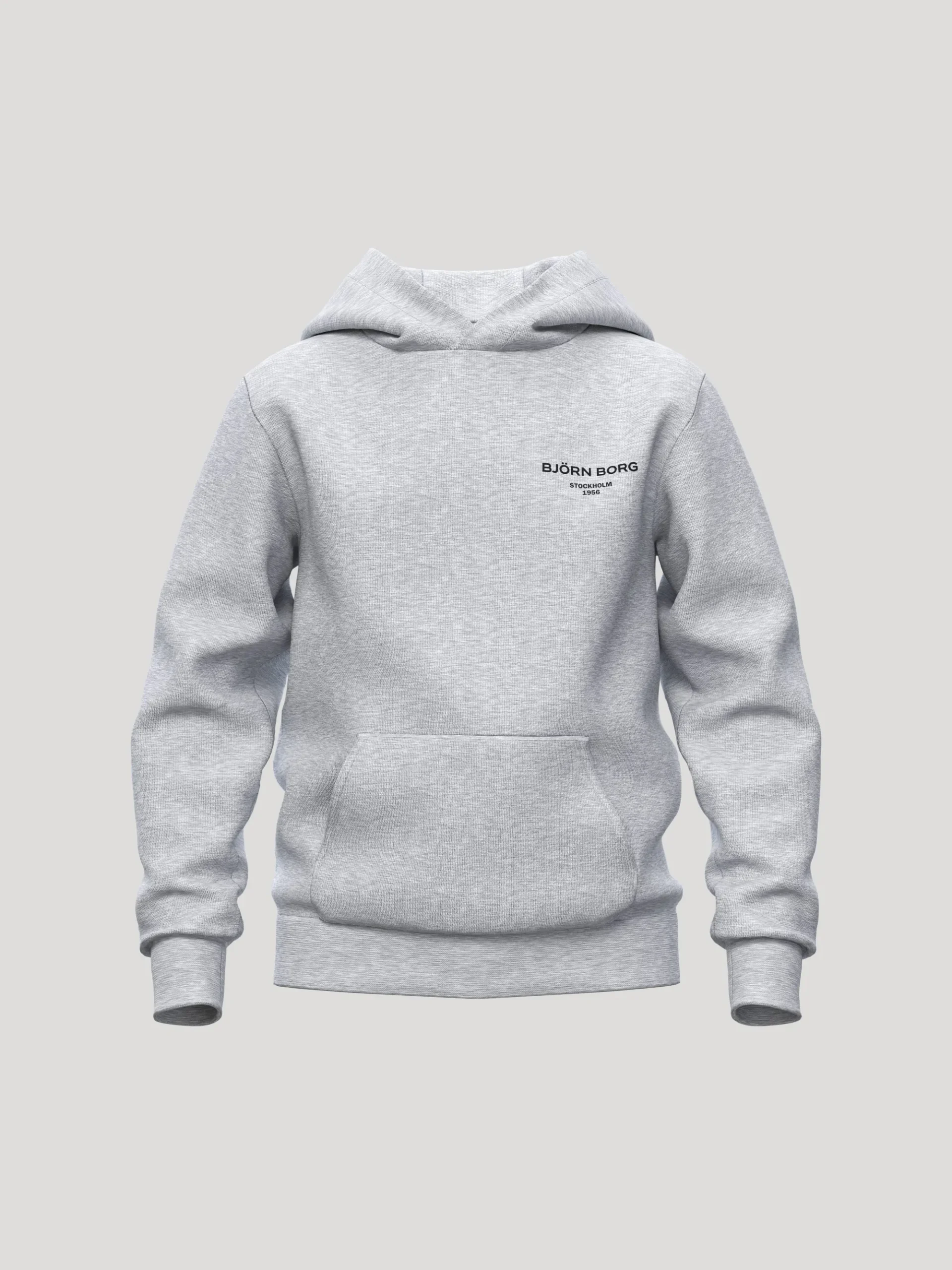Björn Borg Hoodies & Tröjor * Borg Essential 1 Hoodie Gråmelerad