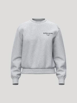 Björn Borg Tröjor|Vardag & Loungewear * Borg Eentia 1 weathirt Gråmelerad
