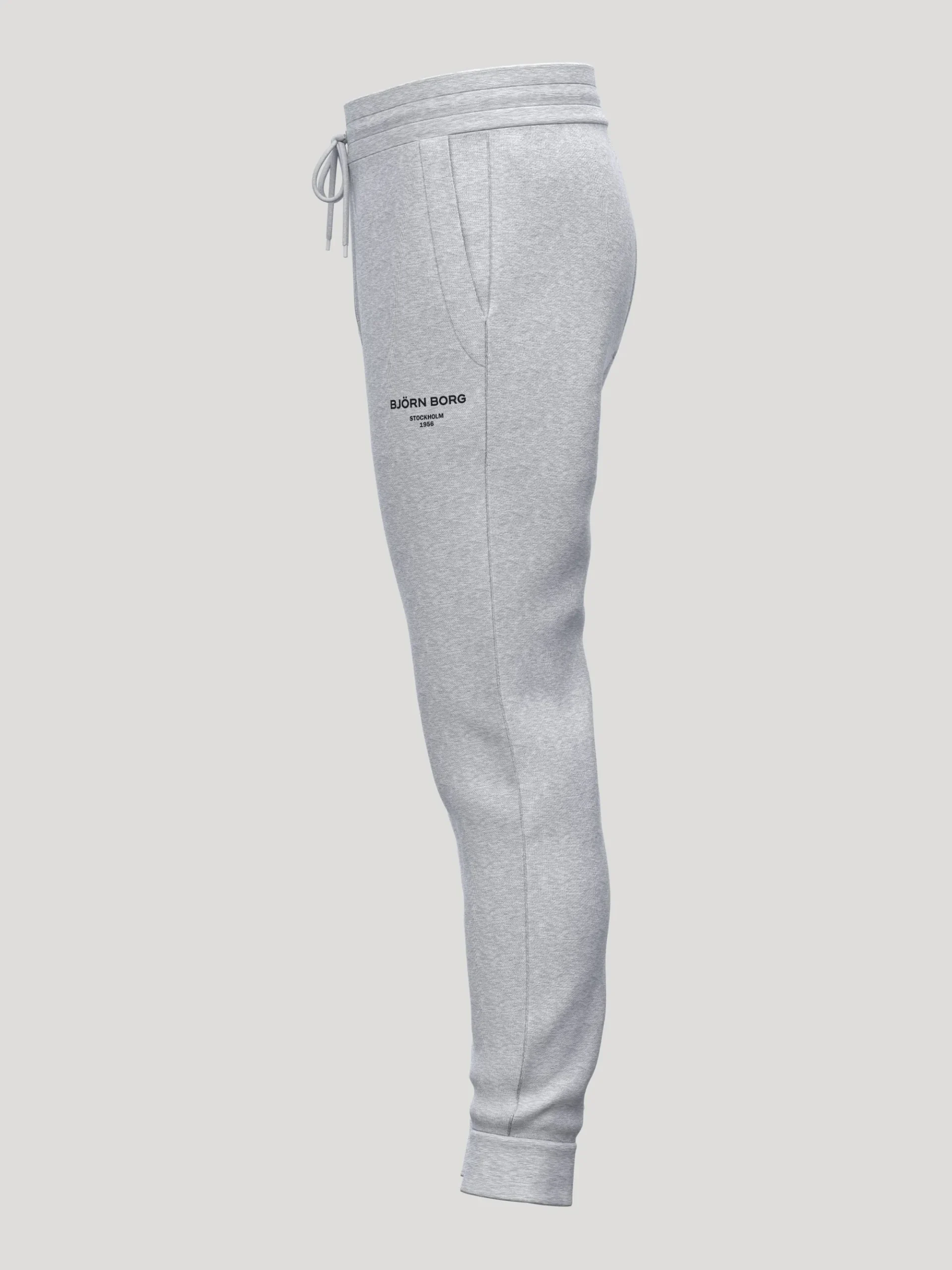 Björn Borg Vardag & Loungewear|Byxor * Borg Eentia 1 Tapered weatpant Gråmelerad