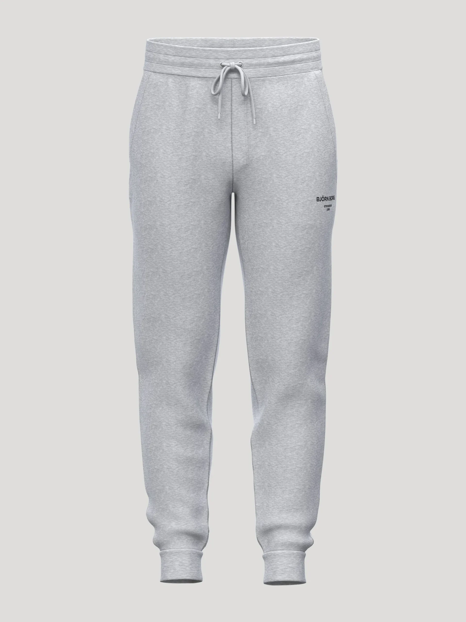 Björn Borg Vardag & Loungewear|Byxor * Borg Eentia 1 Tapered weatpant Gråmelerad