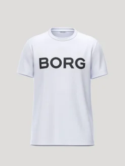 Björn Borg T-Shirts|Vardag & Loungewear * Borg Eentia 3 T-hirt Brilliant White