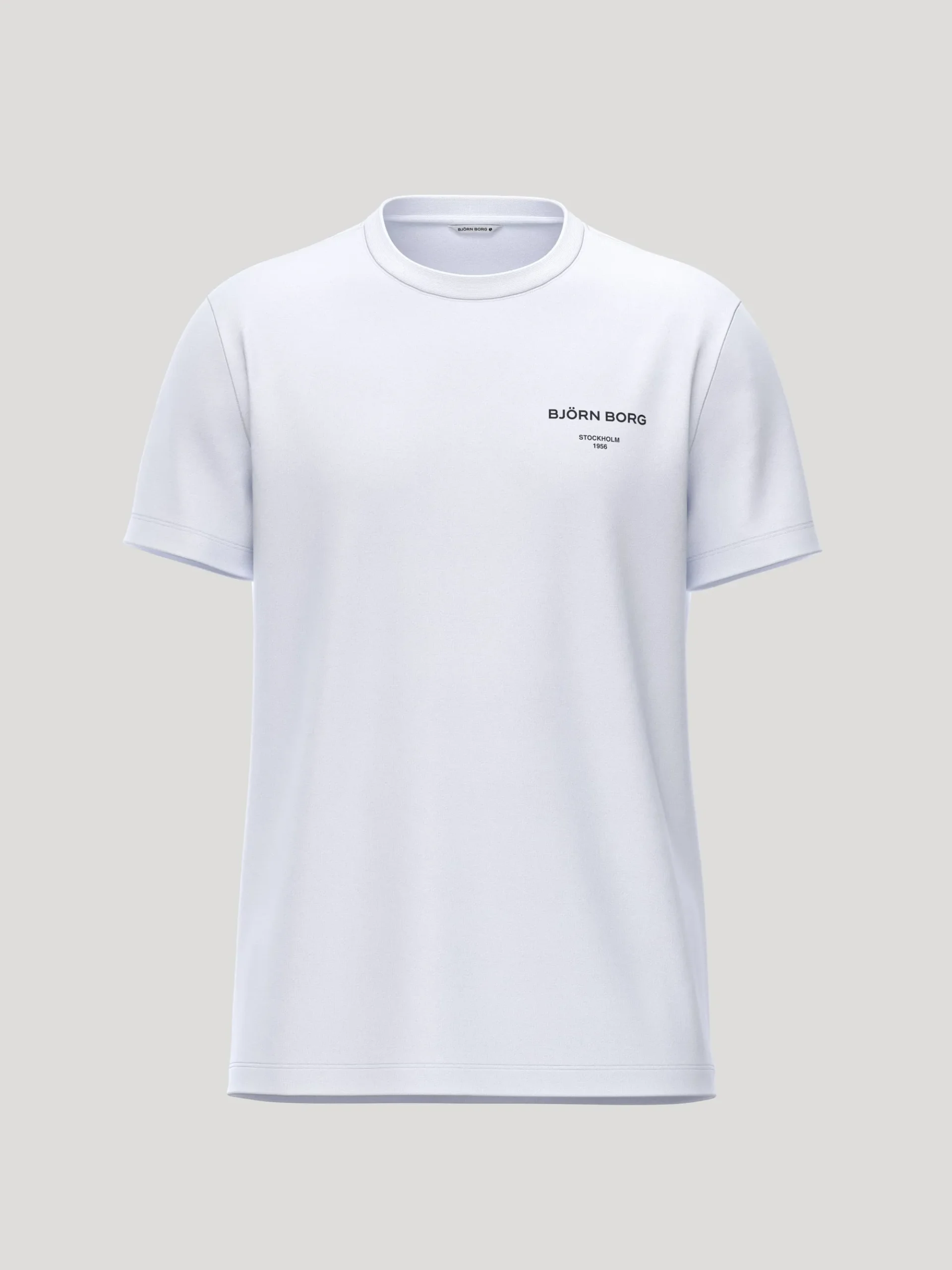 Björn Borg T-Shirts|Vardag & Loungewear * Borg Eentia 1 T-hirt Brilliant White