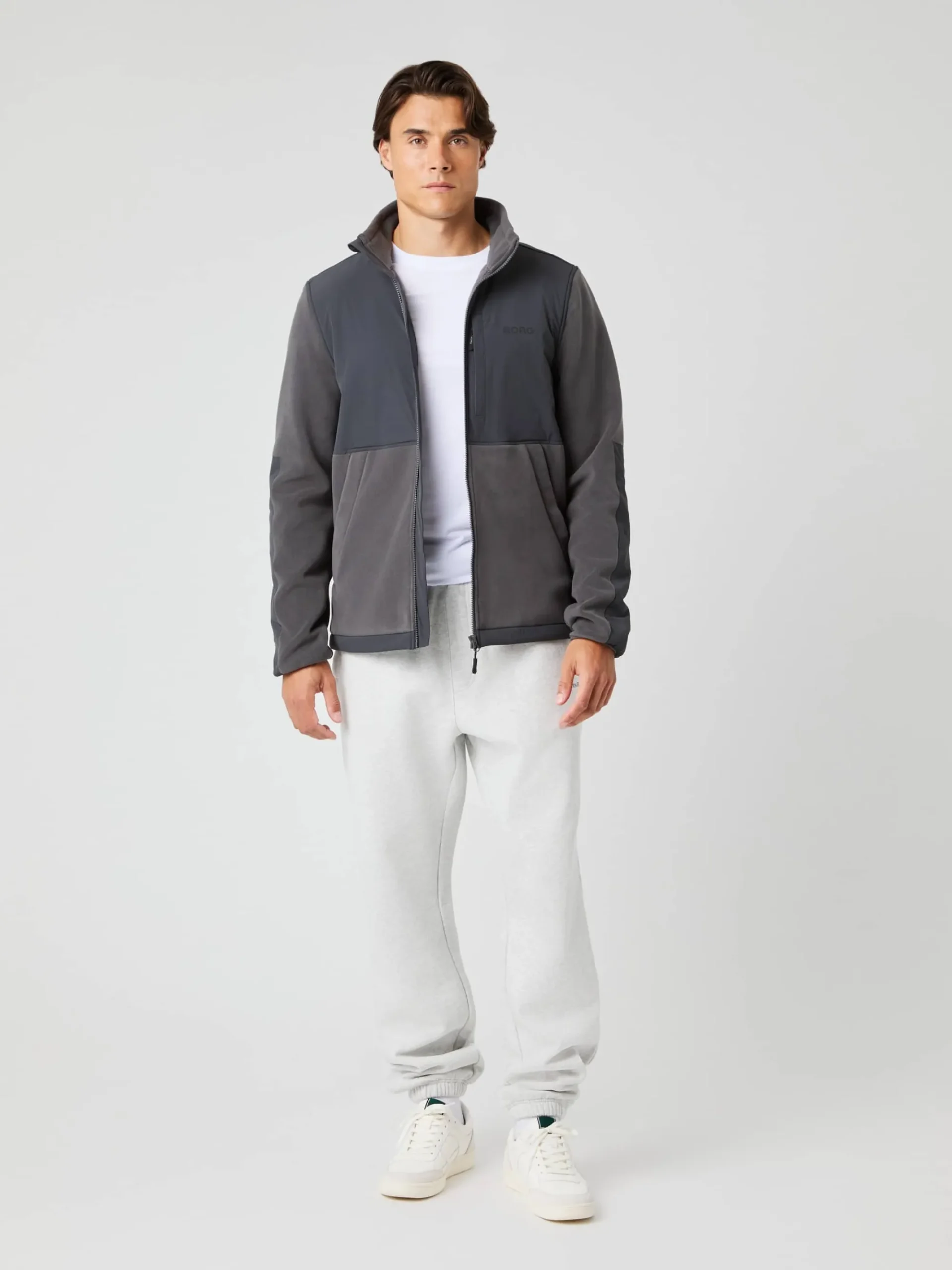 Björn Borg Jackor * Borg Feece Hybrid Jacket Asphalt