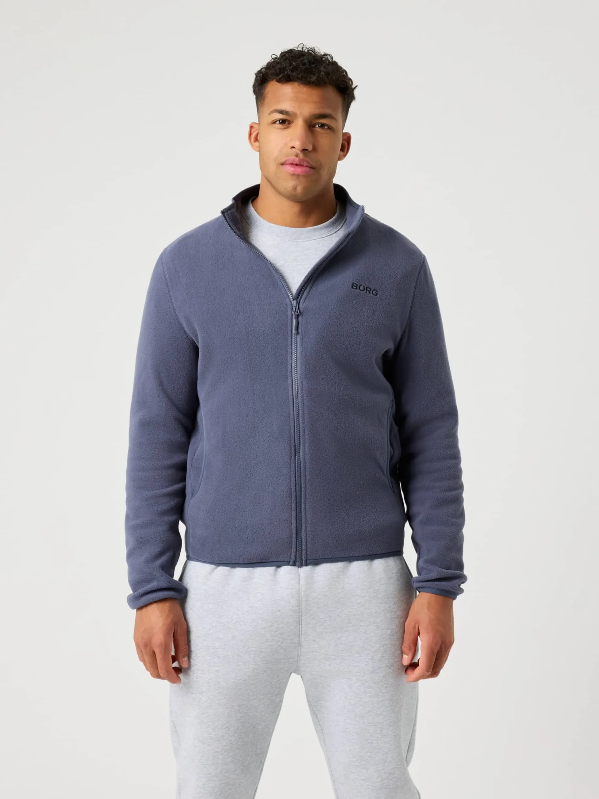 Björn Borg Jackor * Borg Fu Zip Feece Odyssey Gray