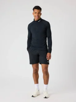 Björn Borg Tröjor|Golf * Borg Gof idayer Haf Zip Black Beauty