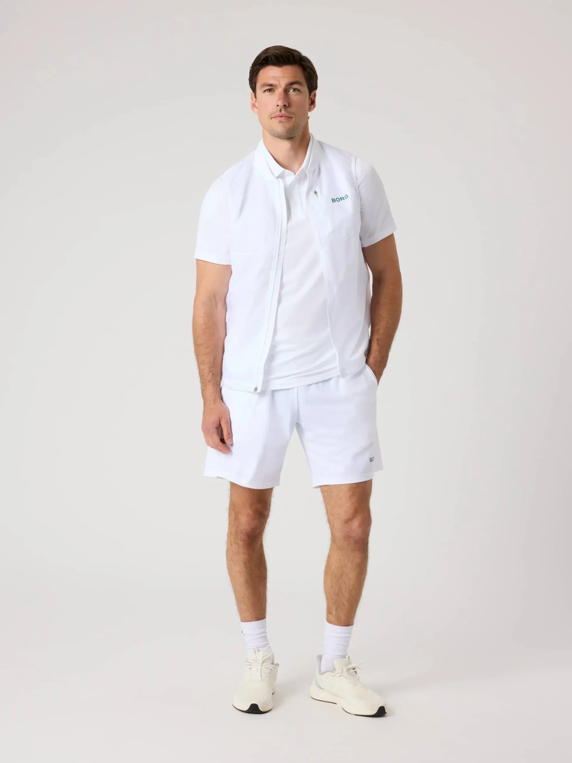 Björn Borg Golf|Shorts * Borg Gof port hort 8 Inch Brilliant White