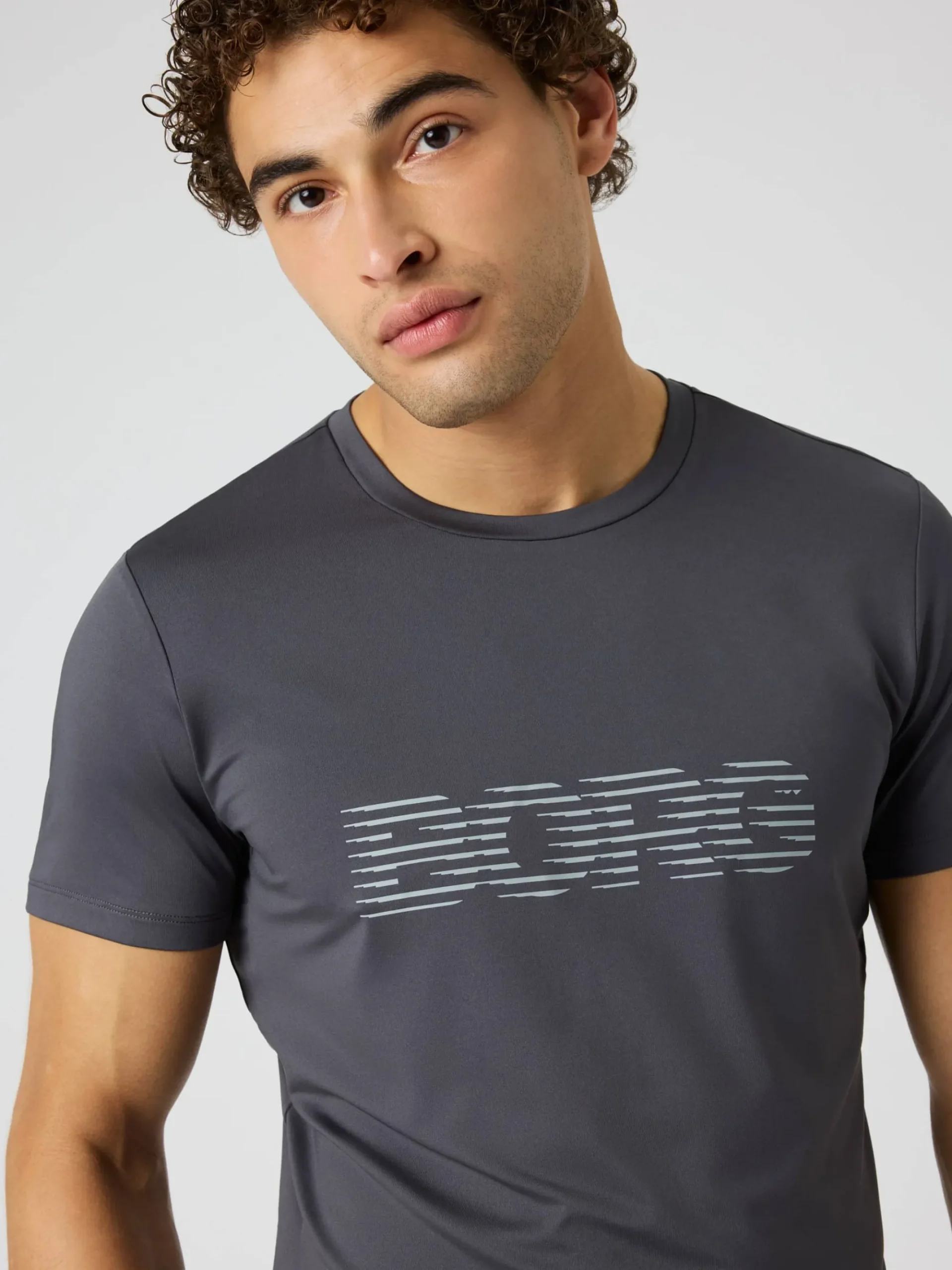 Björn Borg T-Shirts|Gym & Träning * Borg Graphic T-hirt Asphalt