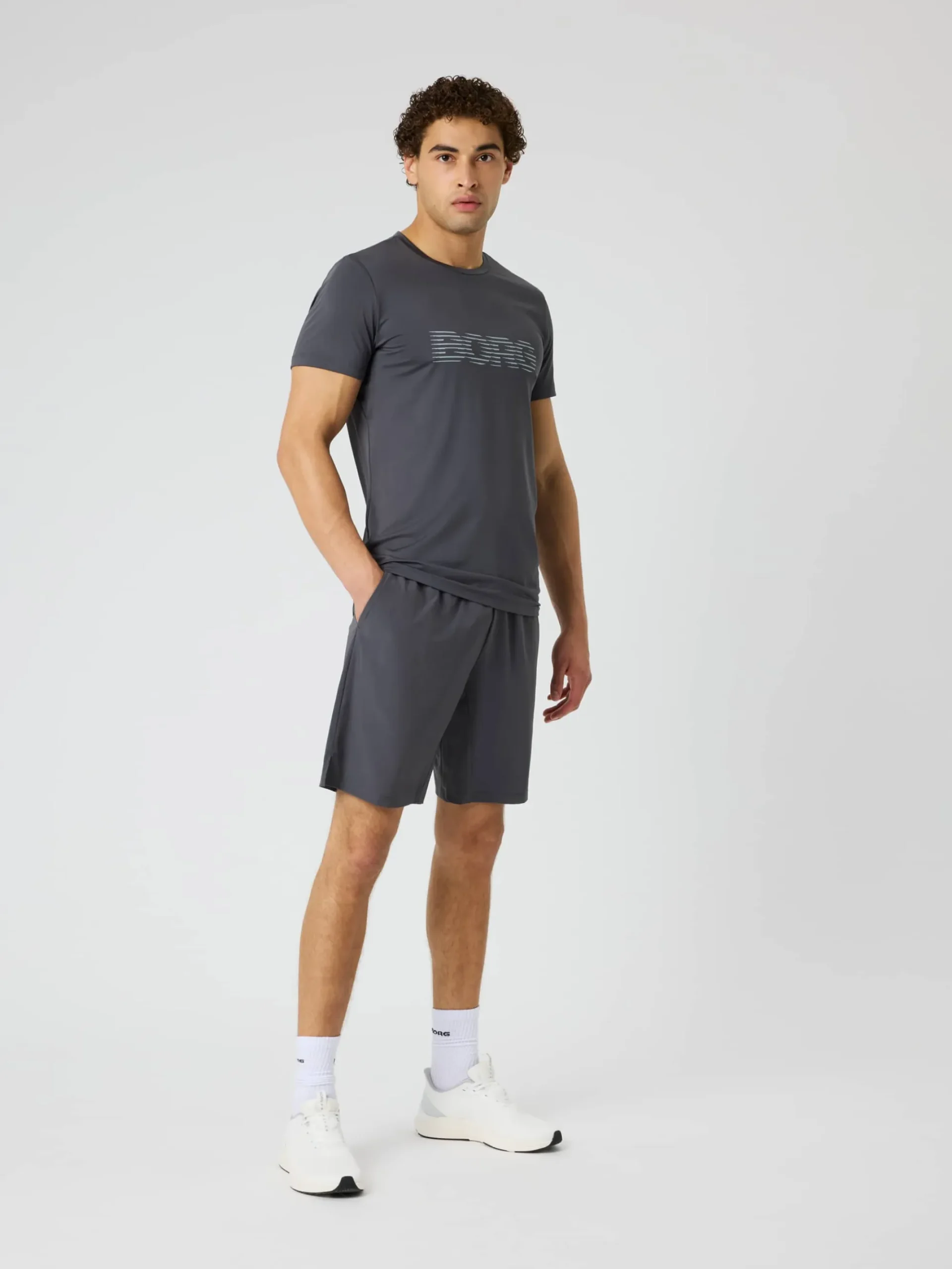 Björn Borg T-Shirts|Gym & Träning * Borg Graphic T-hirt Asphalt