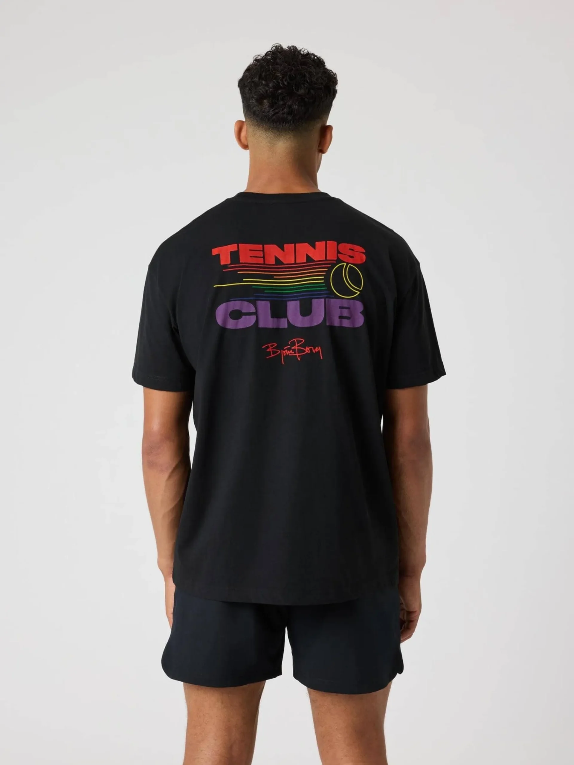 Björn Borg T-Shirts|Gym & Träning * Borg Gy Pride Overized T-hirt Black Beauty