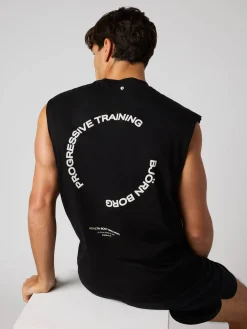 Björn Borg Tank Tops|Gym & Träning * Borg Gy eevee T-hirt Black Beauty
