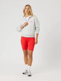 Björn Borg Tröjor|Gym & Träning * Borg Hafzip weathirt Ultra Light Grey Melange