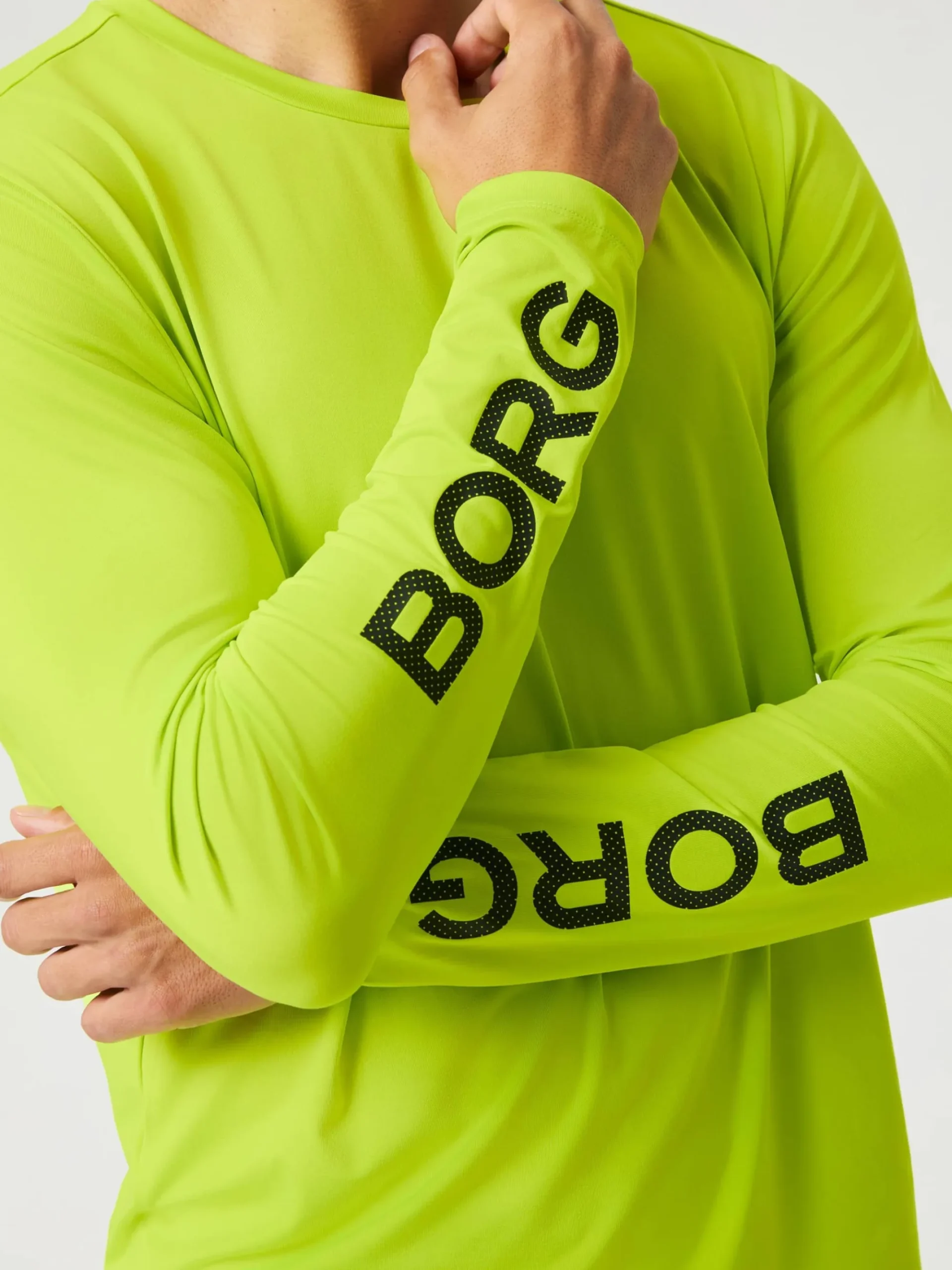 Björn Borg T-Shirts * Borg ong eeve T-hirt Acid Lime