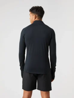 Björn Borg Gym & Träning|Tröjor * Borg idayer Haf Zip Black Beauty