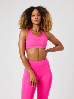 Björn Borg Sport-Bh:Ar|Bhar * Borg id upport port Bra Pink Glo