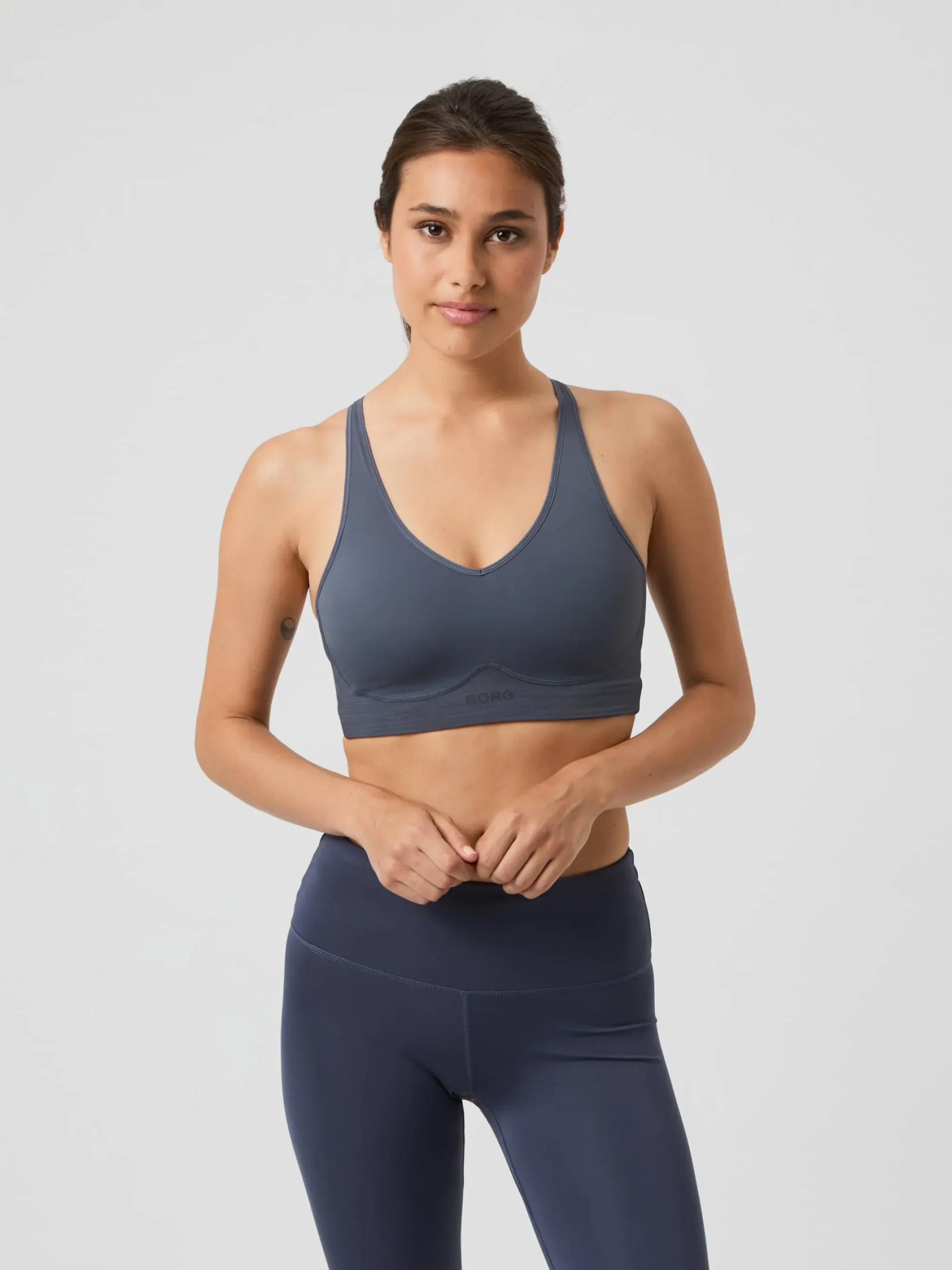 Björn Borg Sport-Bh:Ar|Bhar * Borg id V upport port Bra Odyssey Gray