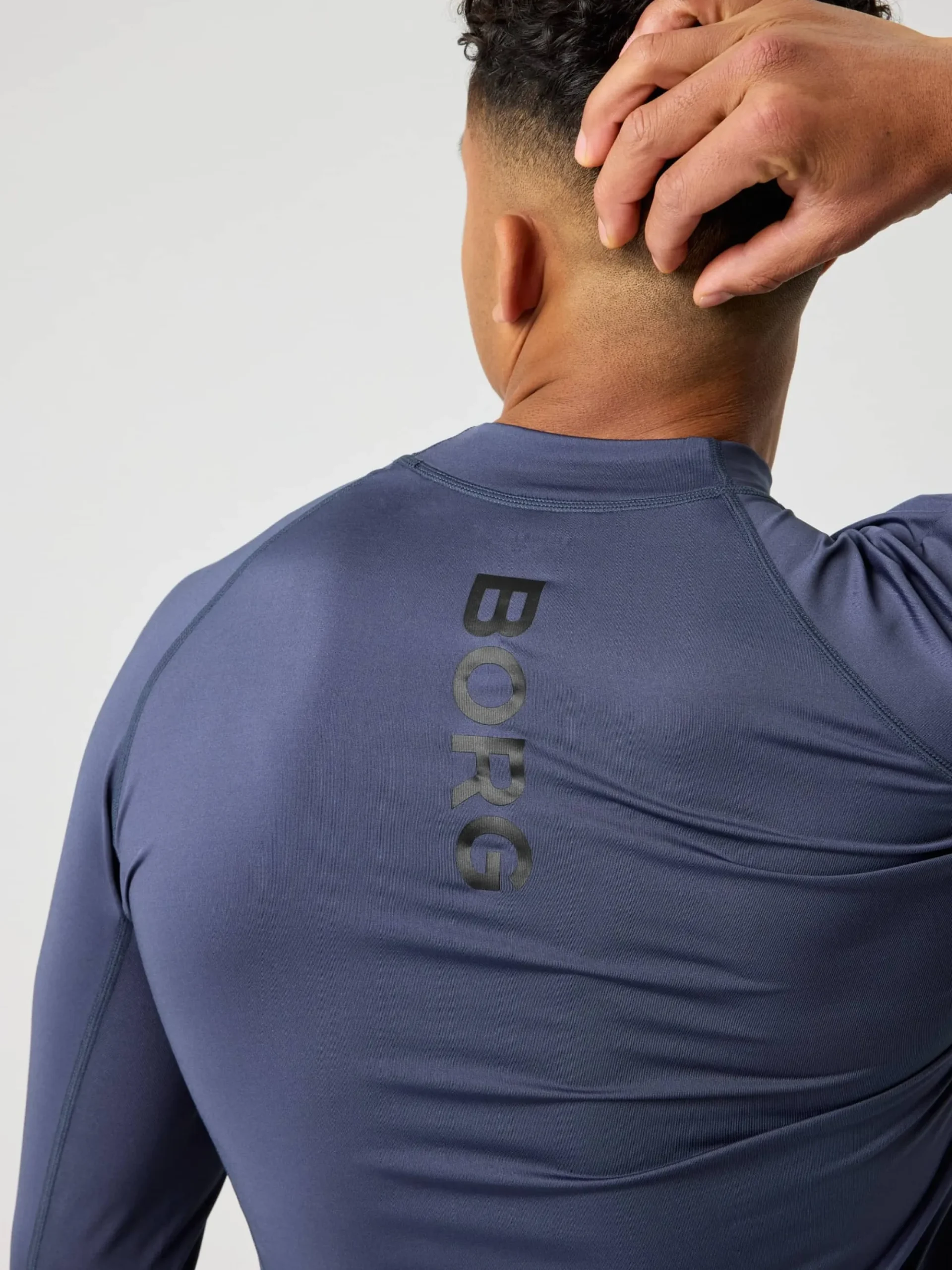 Björn Borg T-Shirts|Tröjor * Borg ock Neck T-hirt Odyssey Gray