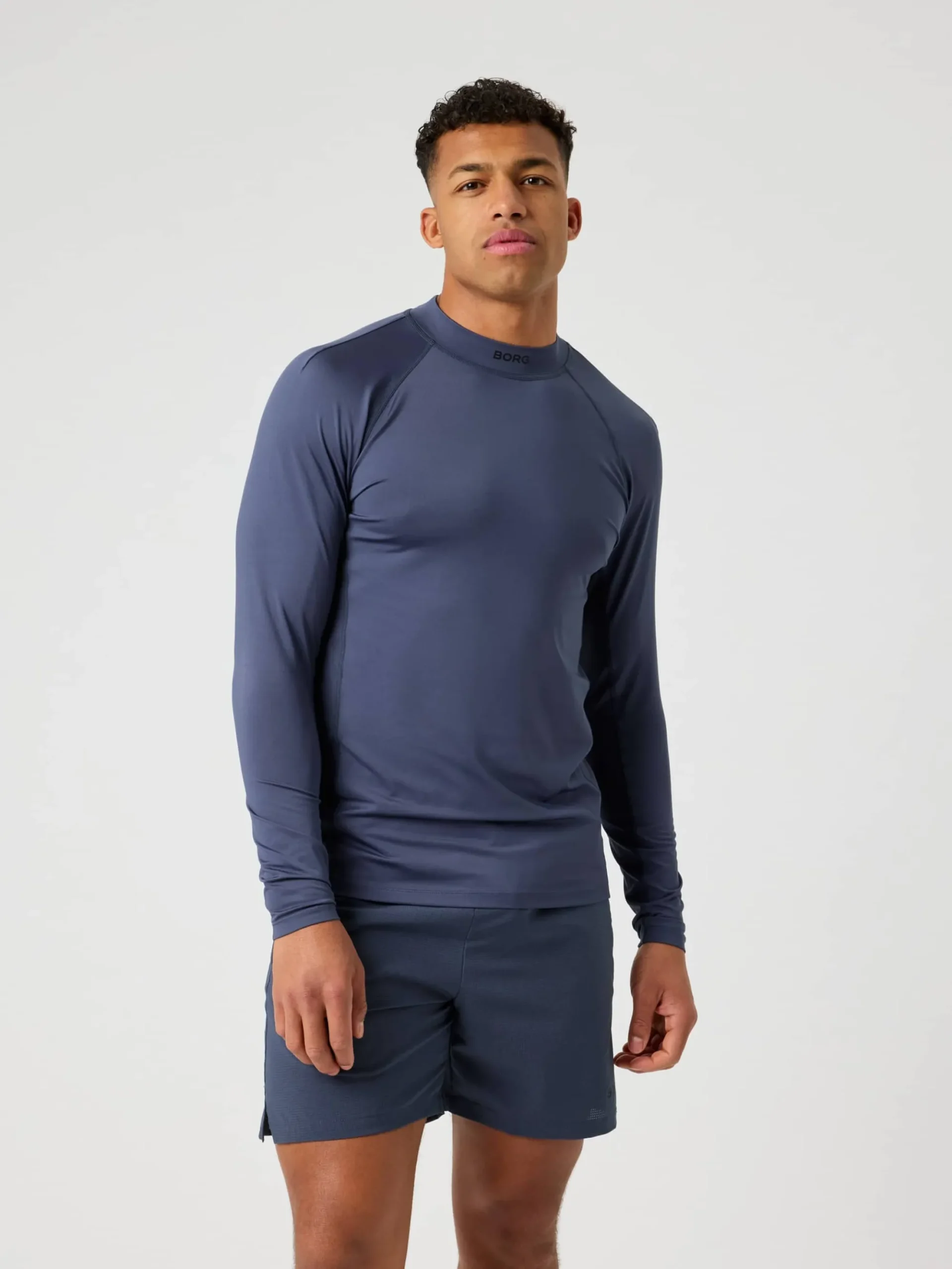 Björn Borg T-Shirts|Tröjor * Borg ock Neck T-hirt Odyssey Gray