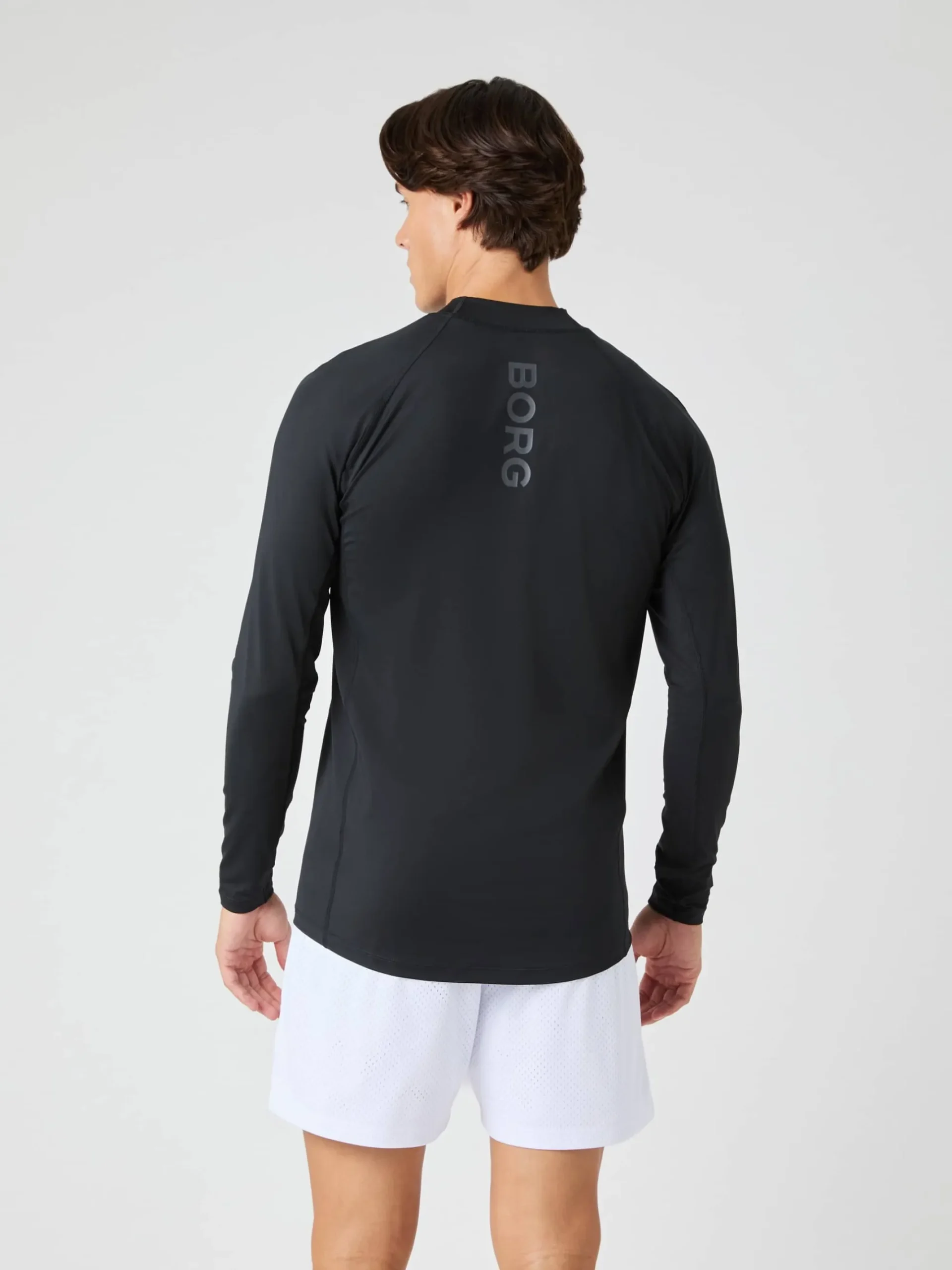 Björn Borg T-Shirts|Gym & Träning * Borg ock Neck T-hirt Black Beauty